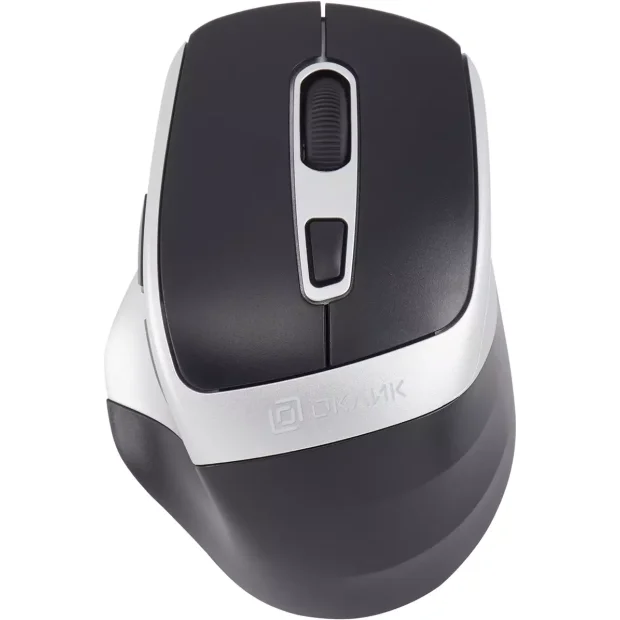 Мышь Oklick 515MW (черный/серый)